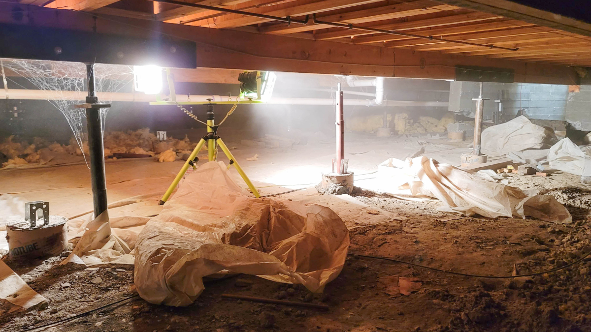 Timber Encapsulation Fire Crawlspace Encapsulation | Oak Island | Southport | Wilmington NC